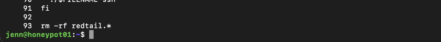 Setup script removing the original redtail files